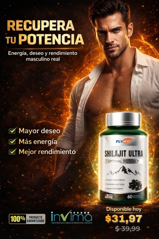 Shilajit Ultra® | Energía Natural, Vitalidad y Rendimiento Diario