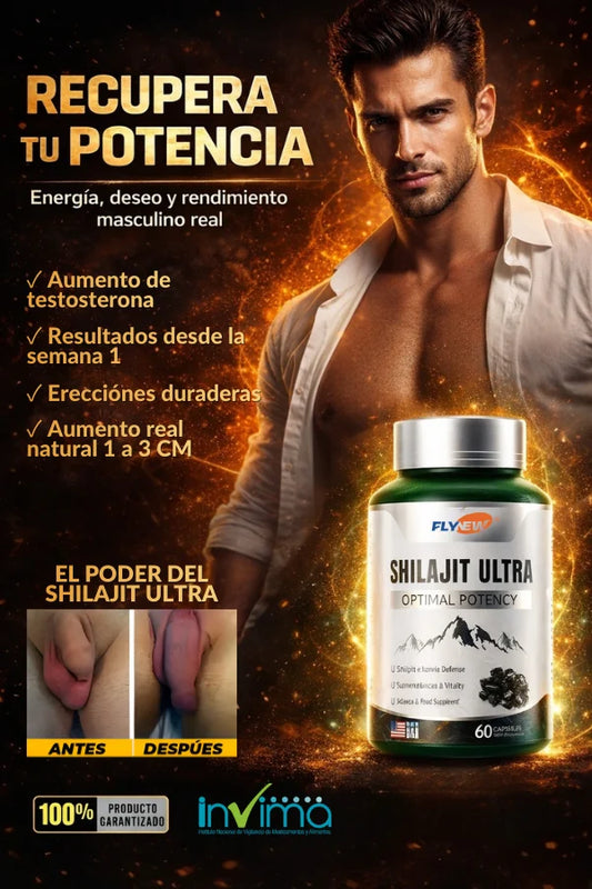 Shilajit Ultra® | Más grosor, más fuerza, más control.