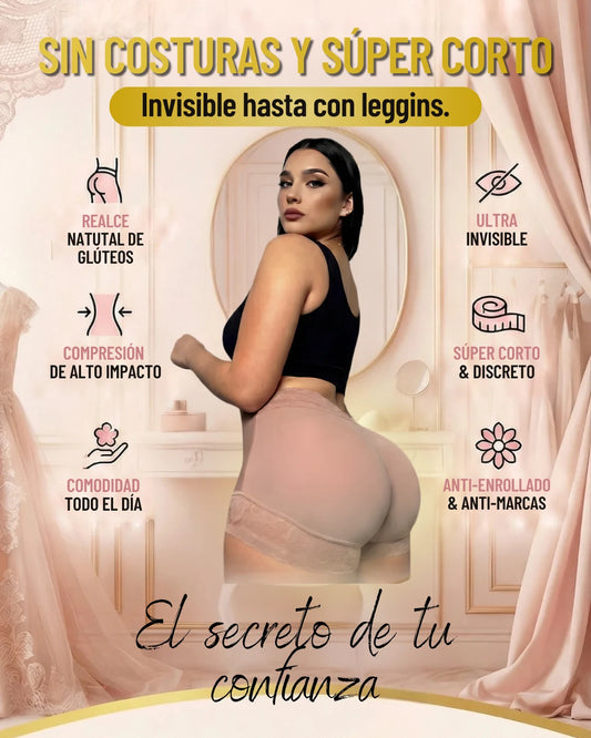 Boxer Faja ULTRA-Invisible™️ | Súper corto | Realce Interno